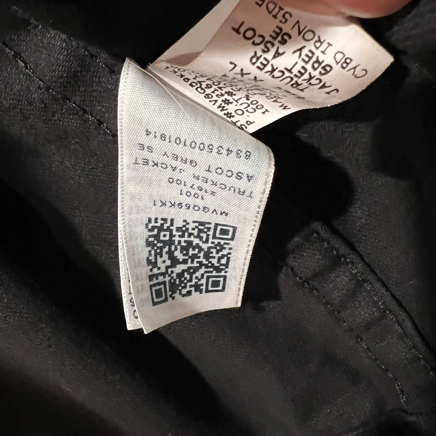 True Religion Mens XXL Denim Trucker Jacket Black image indicator(5)