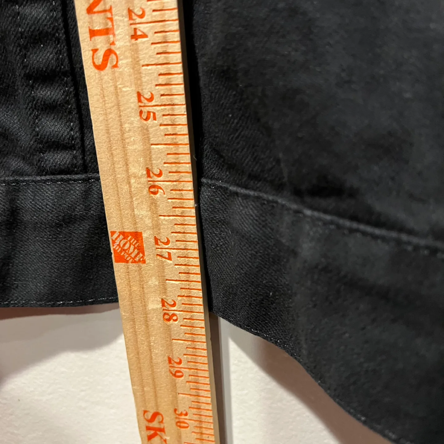 True Religion Mens XXL Denim Trucker Jacket Black image indicator(8)