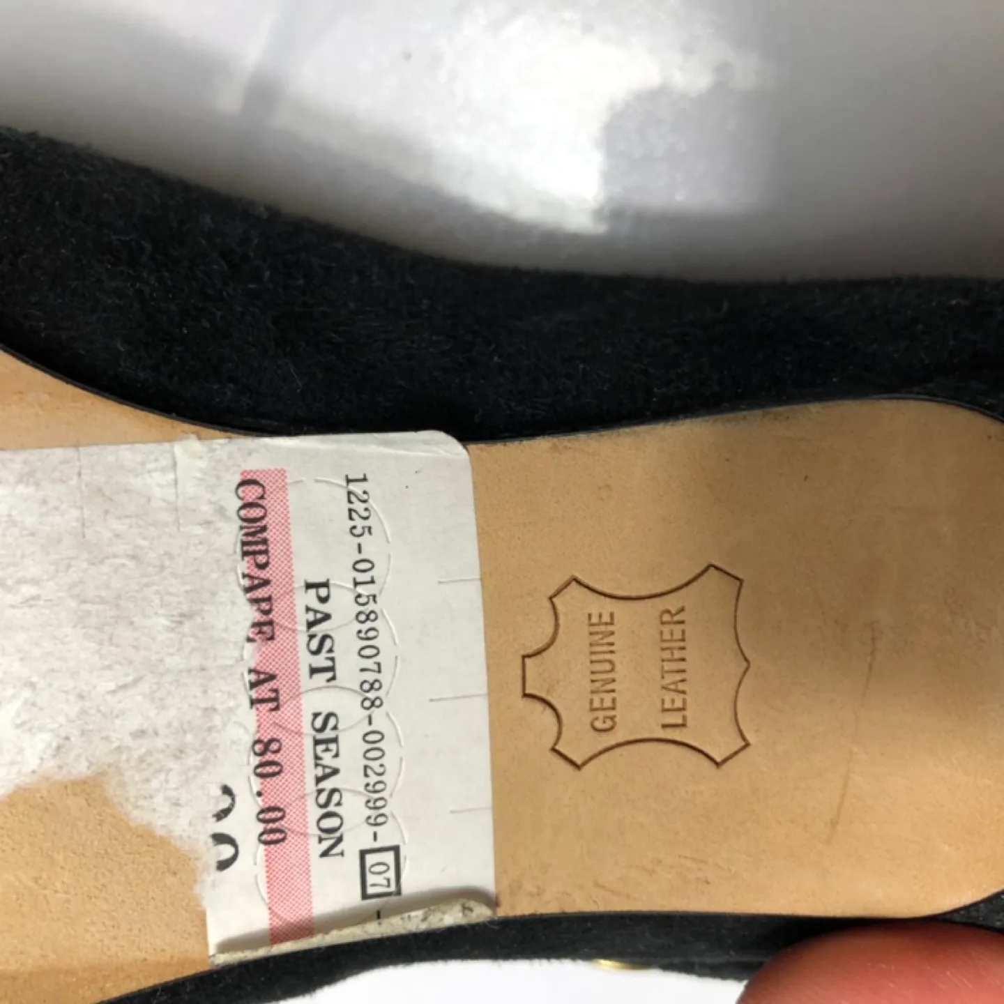 Boutique 9 Black Suede Peep-Toe Heels image indicator(5)