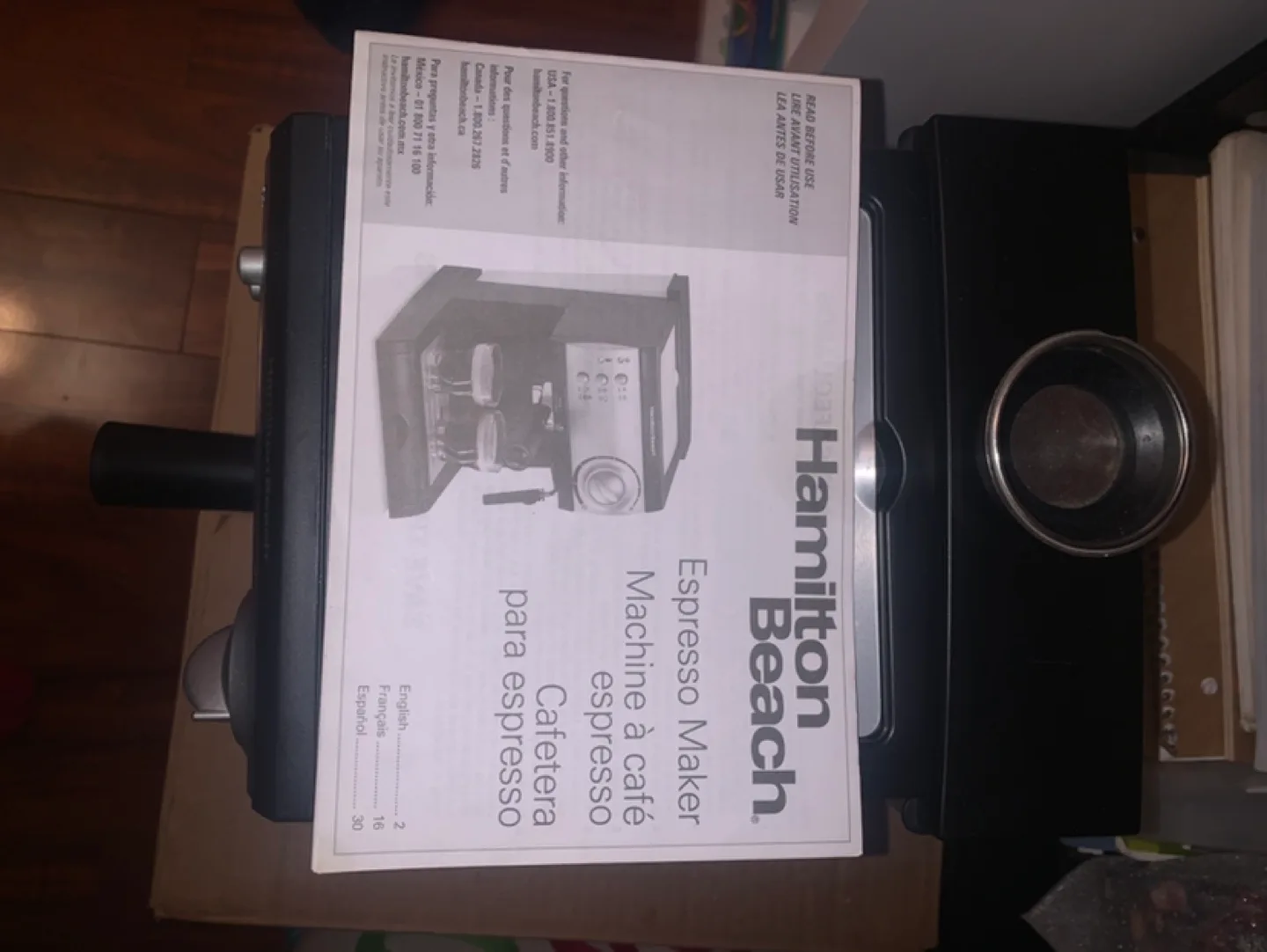 Coffee Espresso Maker Hamilton Beach image indicator(5)