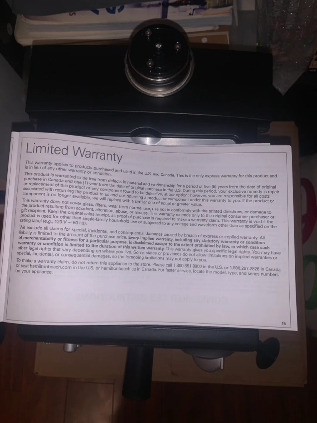 Coffee Espresso Maker Hamilton Beach image indicator(8)