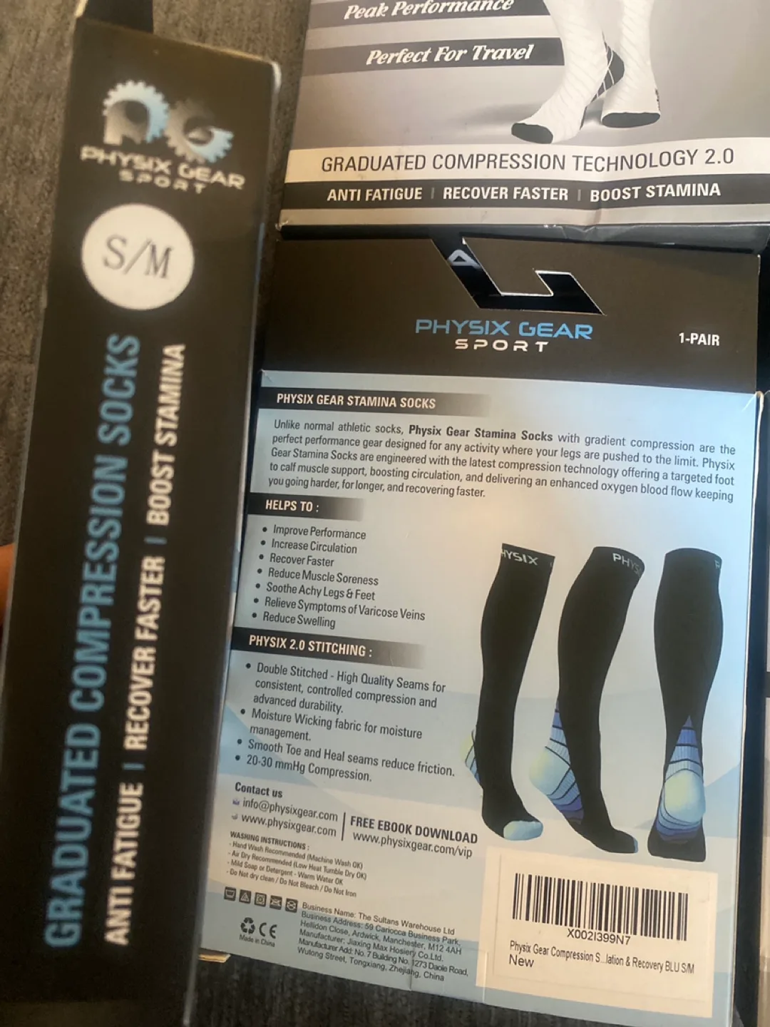 Physix Gear Stamina Graduated Compression Socks (5Pairs) image indicator(4)
