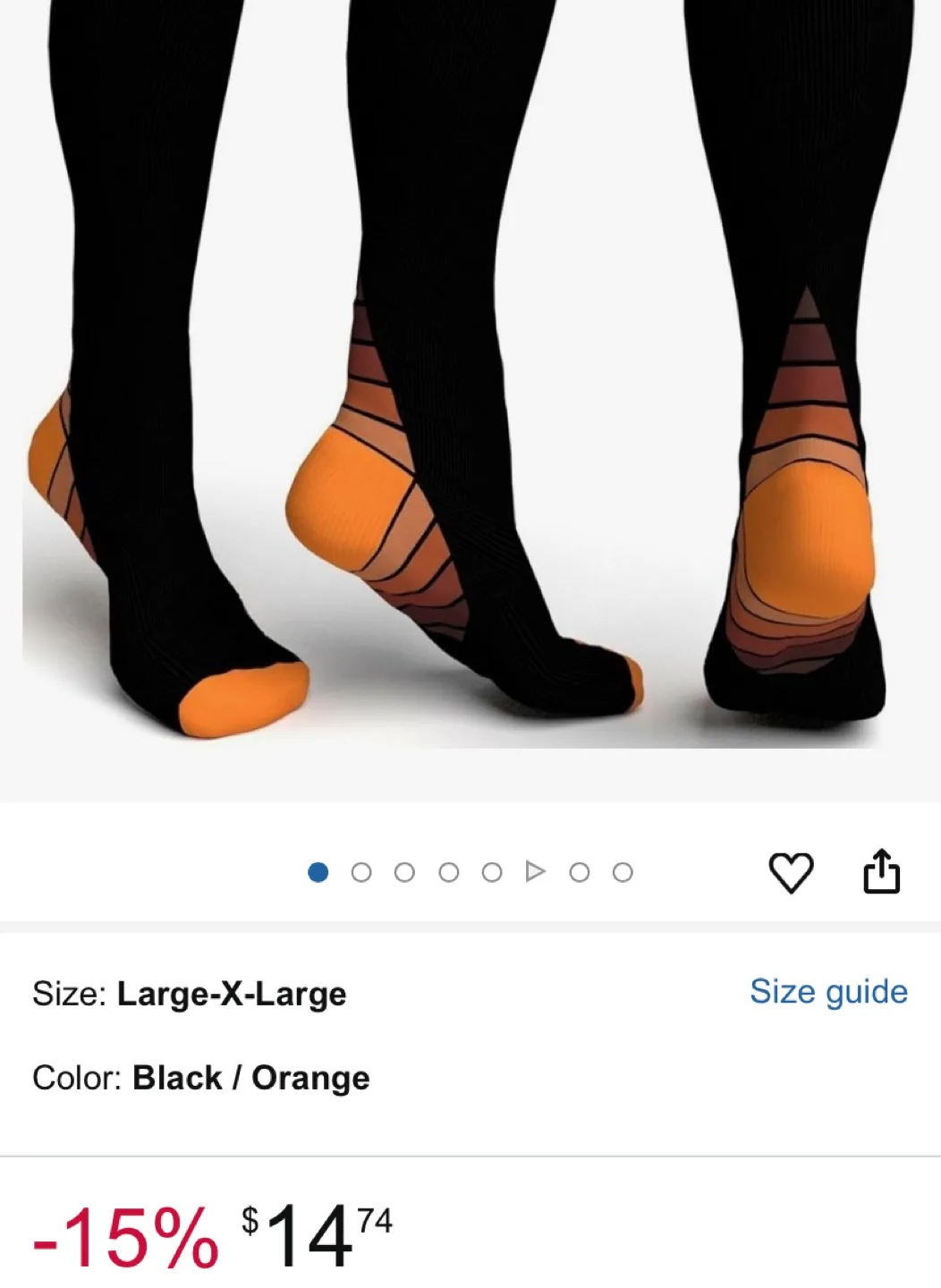 Physix Gear Stamina Graduated Compression Socks (5Pairs) image indicator(7)