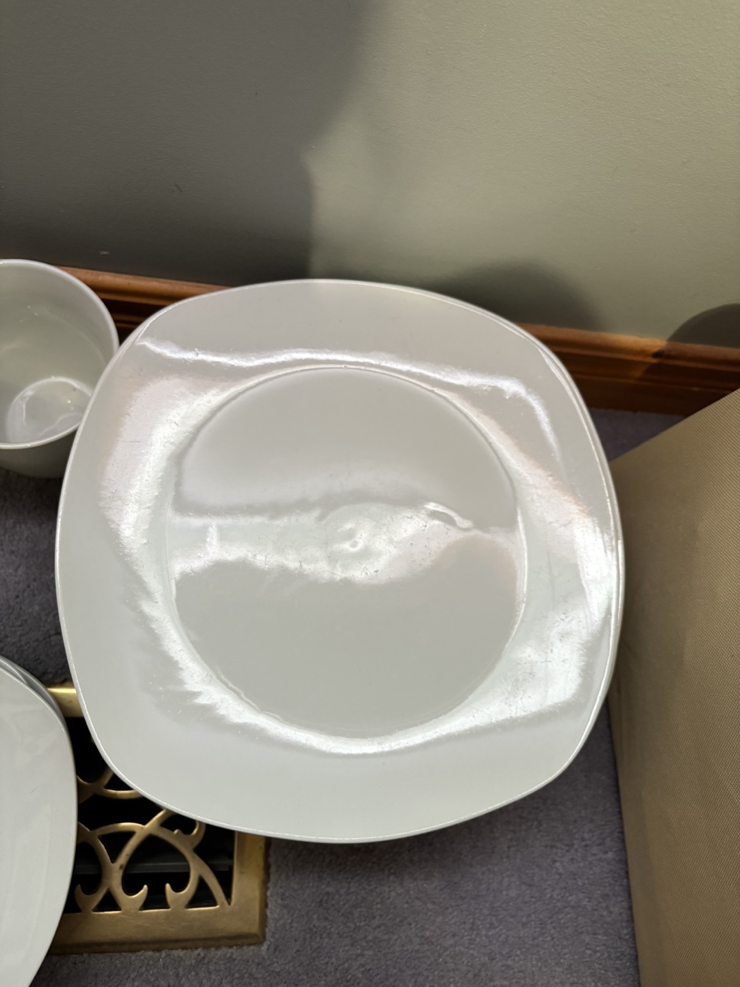 Solid White Ceramic Dish Set - photo 4