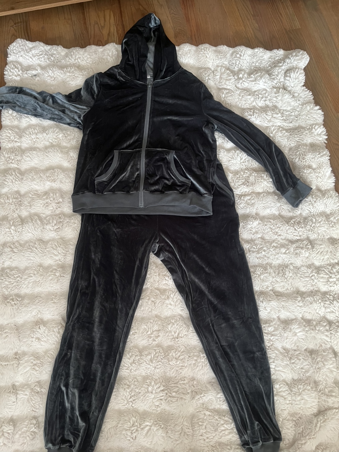 Women's Velour Tracksuit Set - photo 3