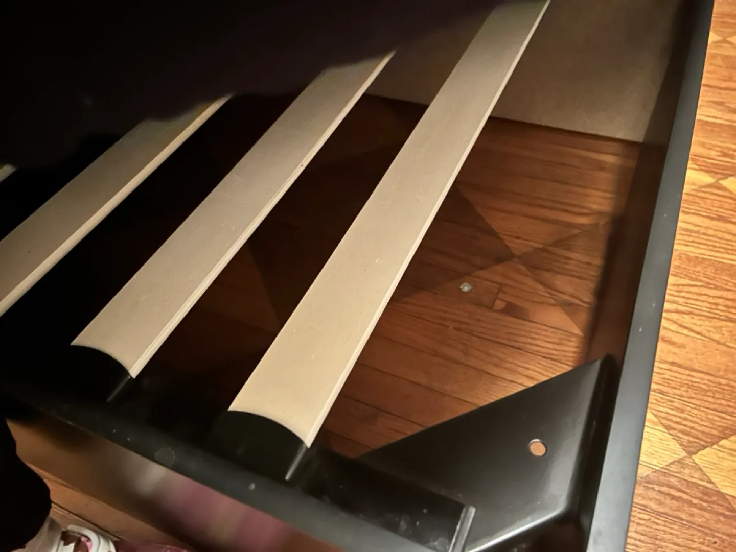 Queen Platform Bed Frame with Three Drawers - Black image indicator(6)