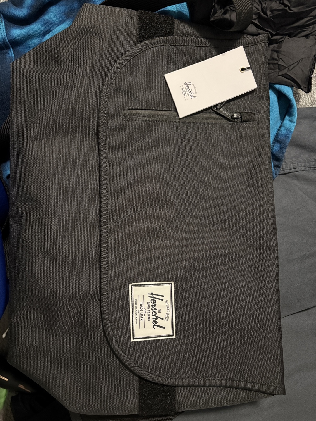 Herschel Supply Co. Black Messenger Bag