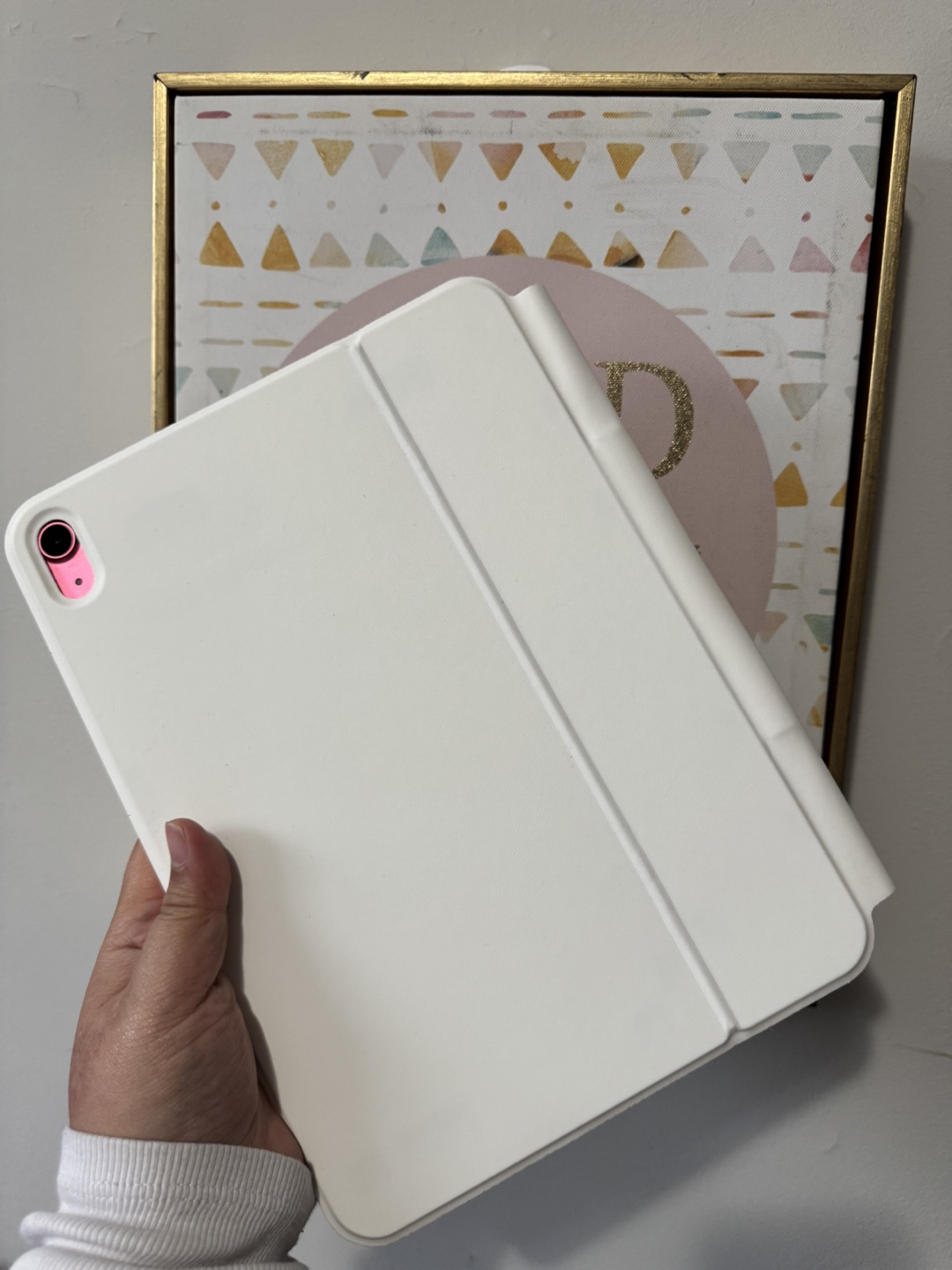 iPad 10th Generation Pink with Keyboard and Case