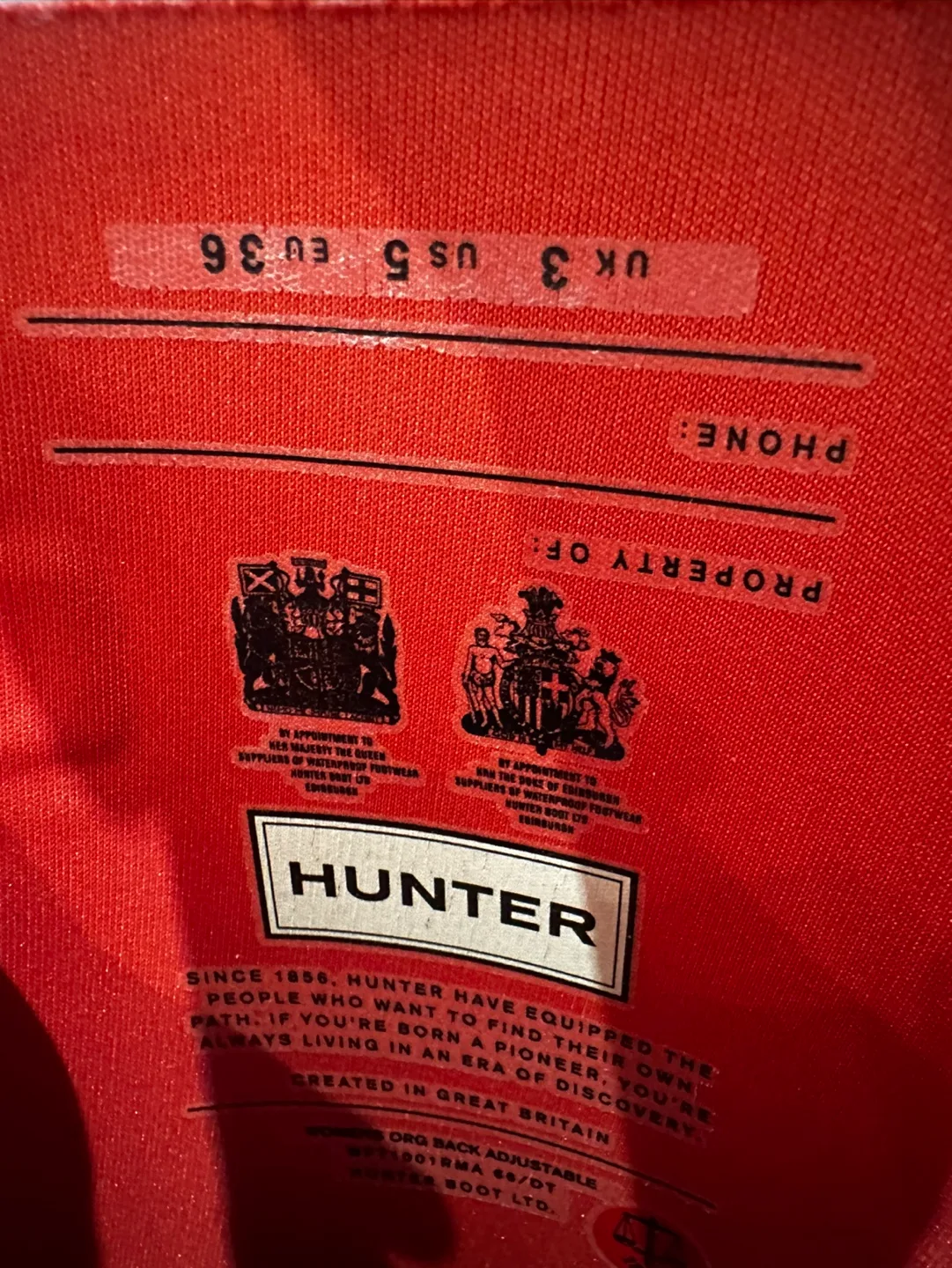 Hunter Boots - Size US 5 image indicator(3)