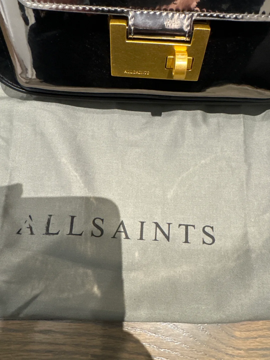 AllSaints Metallic Crossbody Bag image indicator(2)