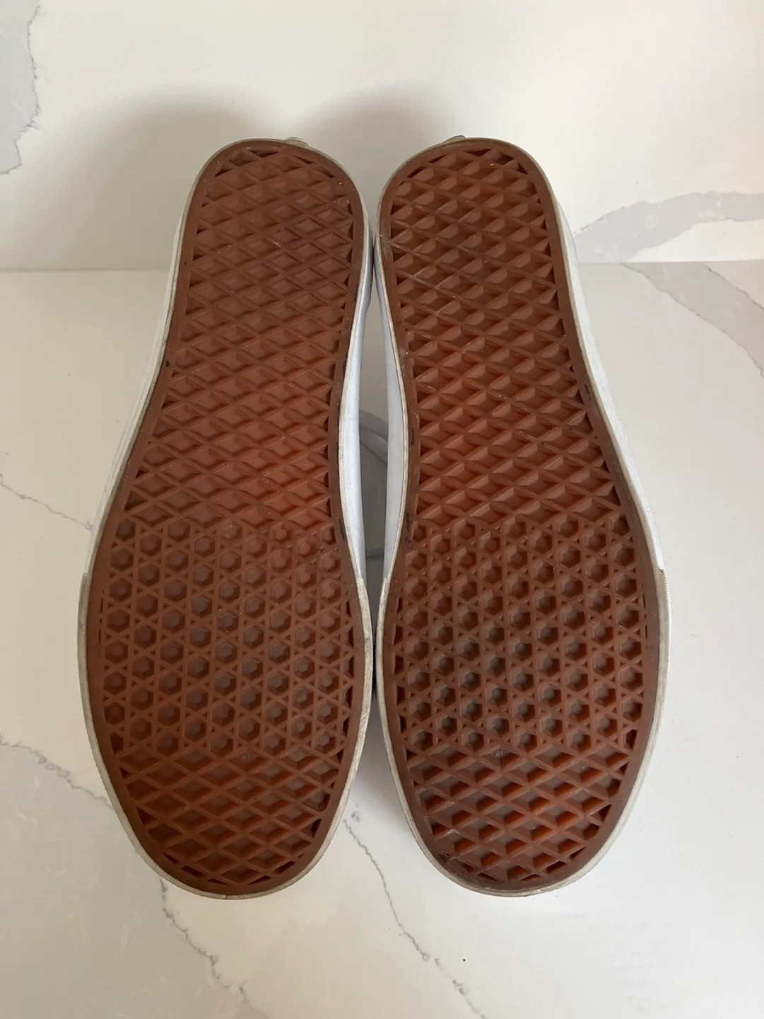 Vans Old Skool Leather Sneakers - White - Size 11 image indicator(5)