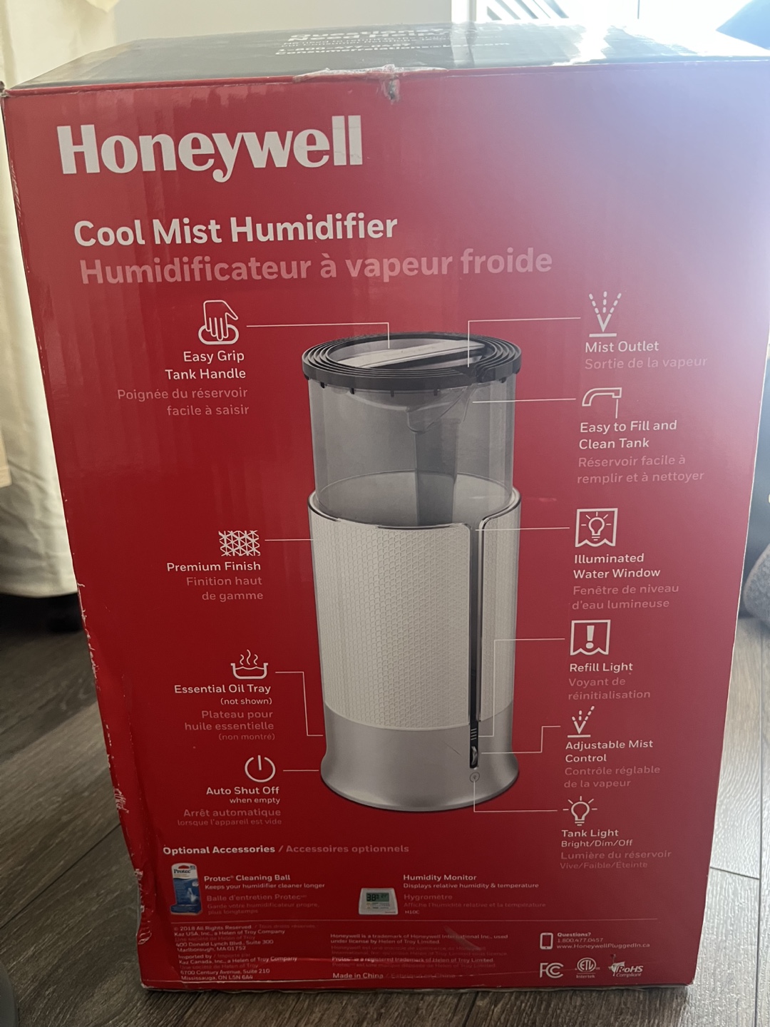 Honeywell Designer Series Cool Mist Humidifier - photo 2