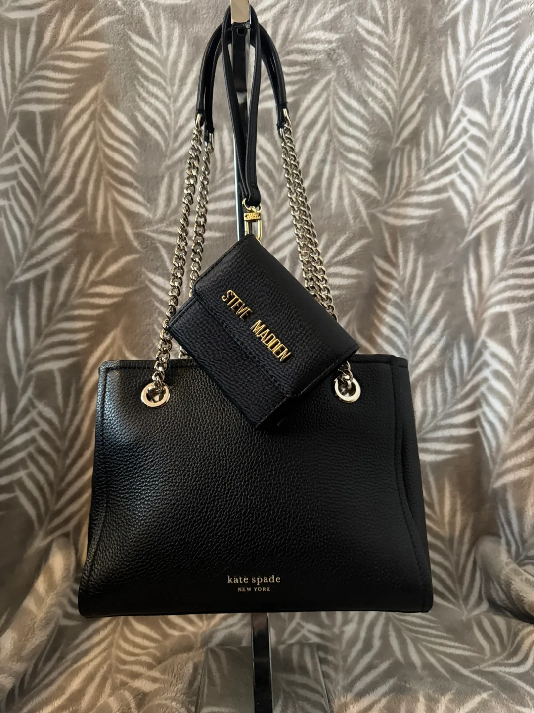 kate spade small tote and steve madden wallet thumbnail