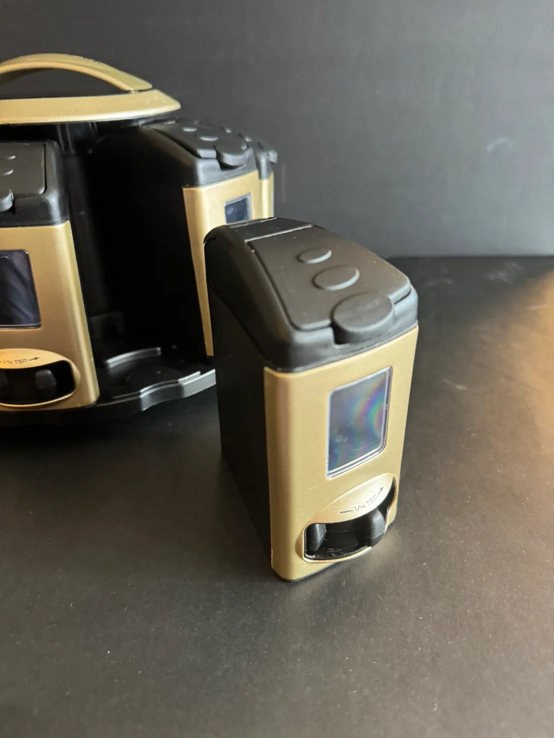 KitchenArt 12-Jar Rotating Spice Rack Organizer image indicator(3)