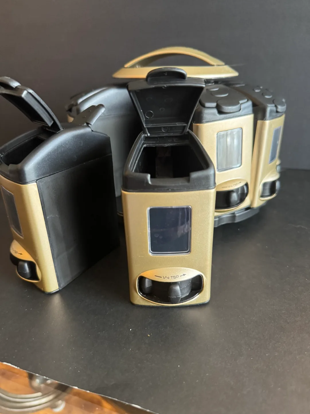 KitchenArt 12-Jar Rotating Spice Rack Organizer image indicator(6)