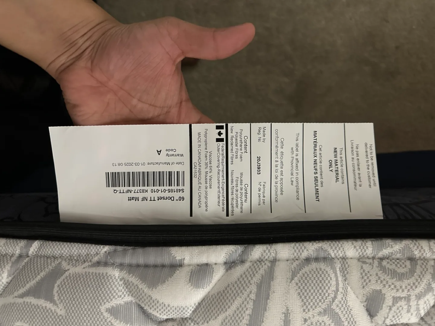 Queen Mattress from sleep country –  $1000( Retail  $1900) image indicator(4)