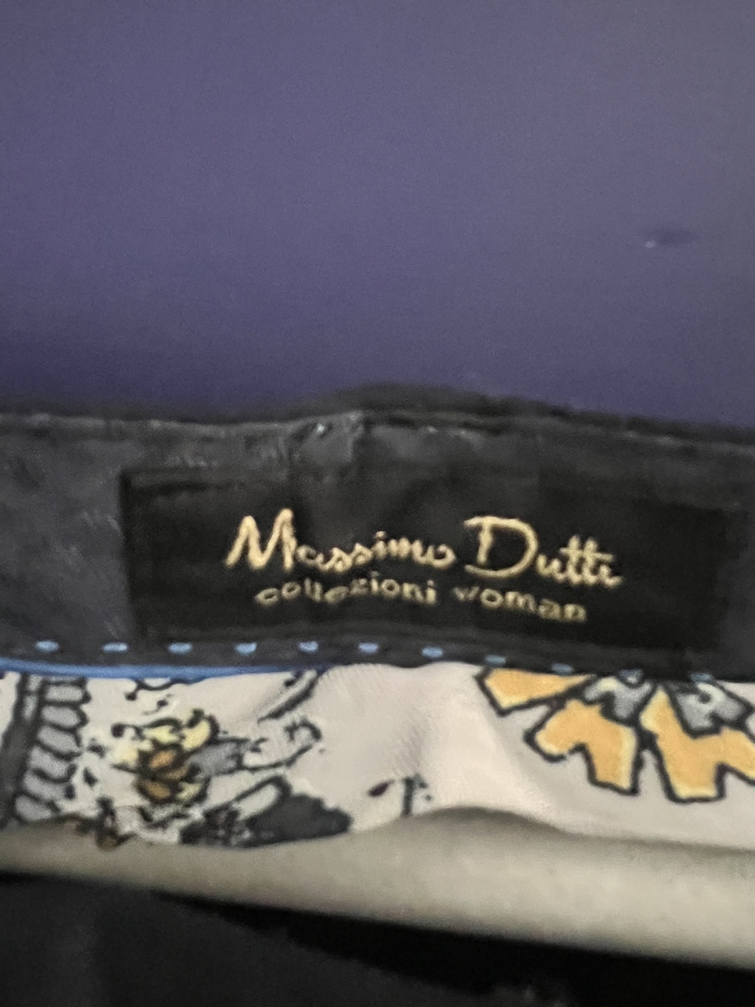 Massimo Dutti Women's Blue navy Trousers Size 38 - photo 3