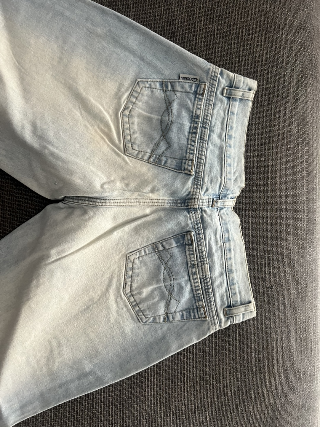 Ossira Light Wash Flare Jeans with Embroidery - photo 4