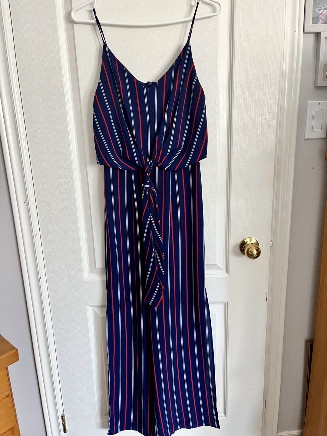 Women’s Navy and Red Striped Jumpsuit - photo 3