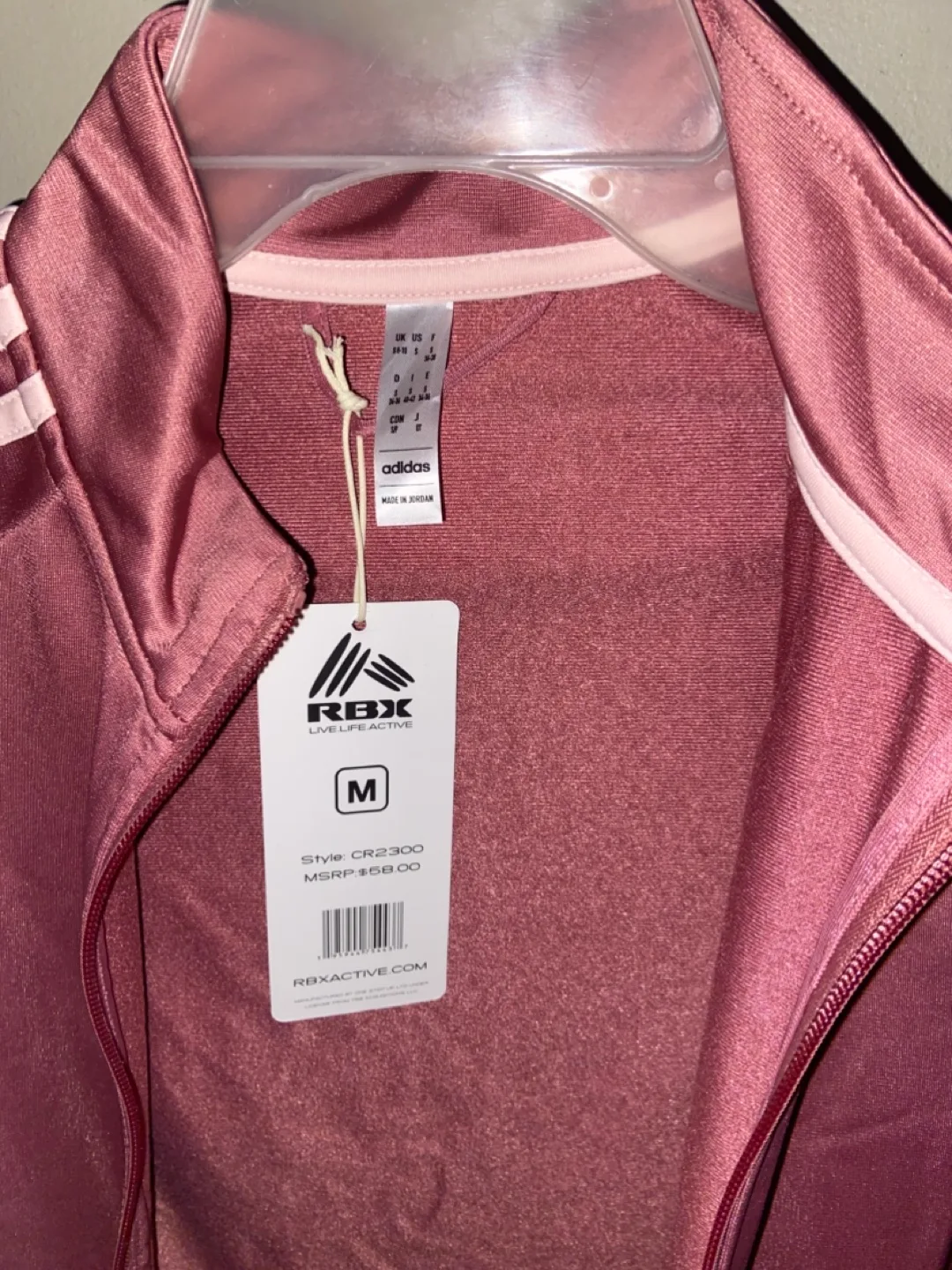 BNWT Adidas Women’s Essentials 3-stripes track top size M image indicator(5)