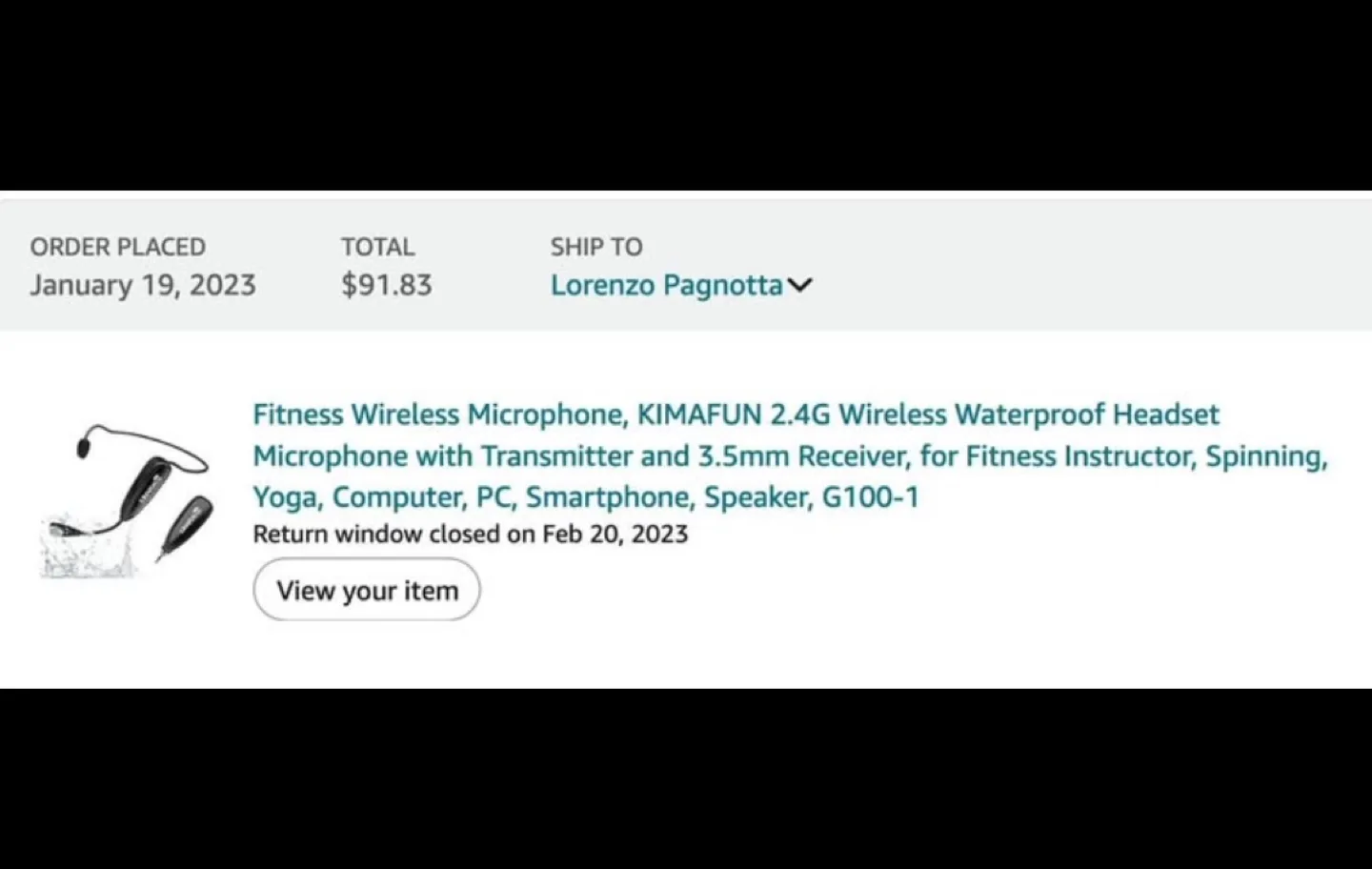 KIMAFUN 2.4G Wireless Waterproof Headset Microphone image indicator(3)