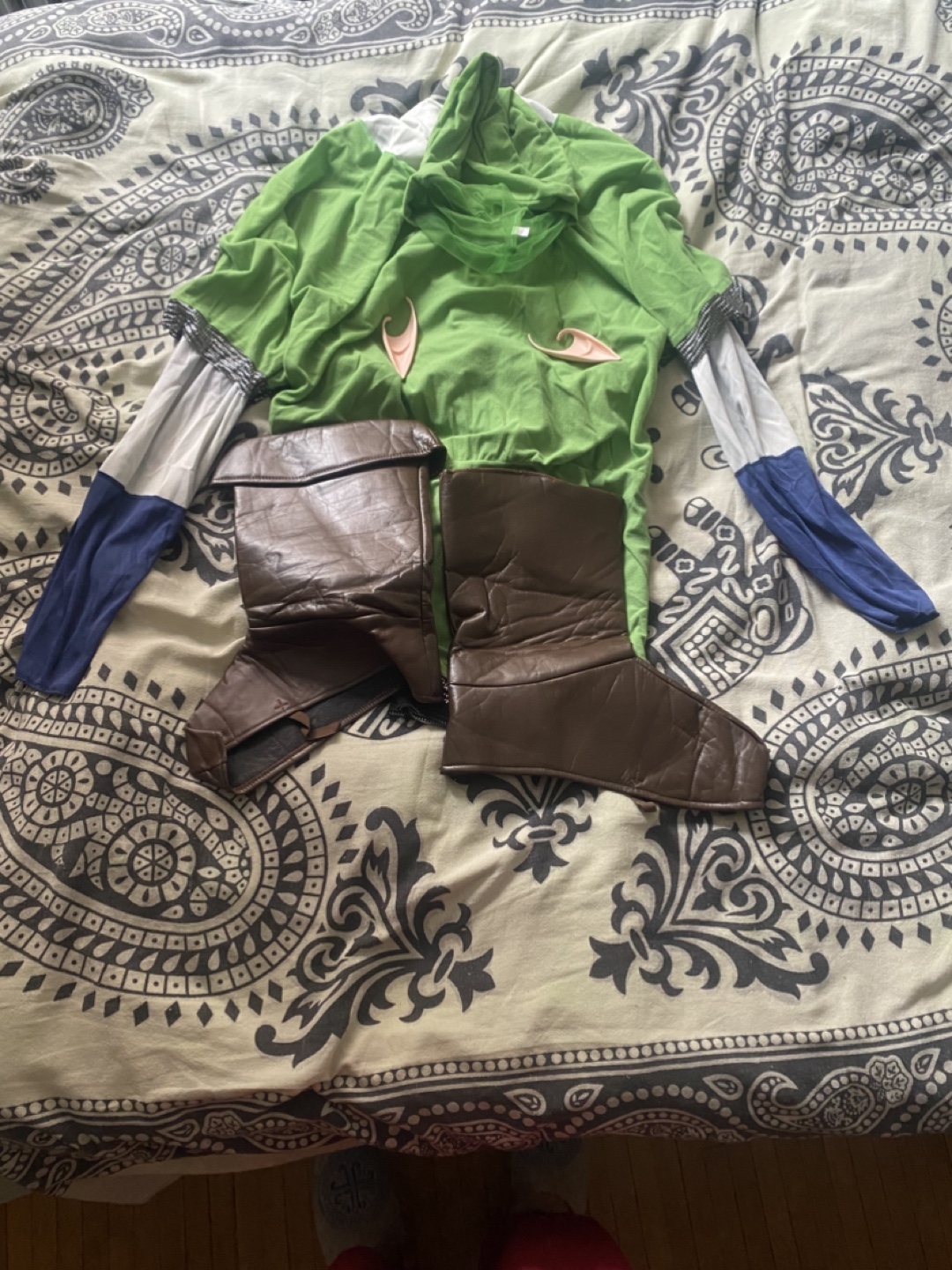 Halloween Link Elf Costume with ears