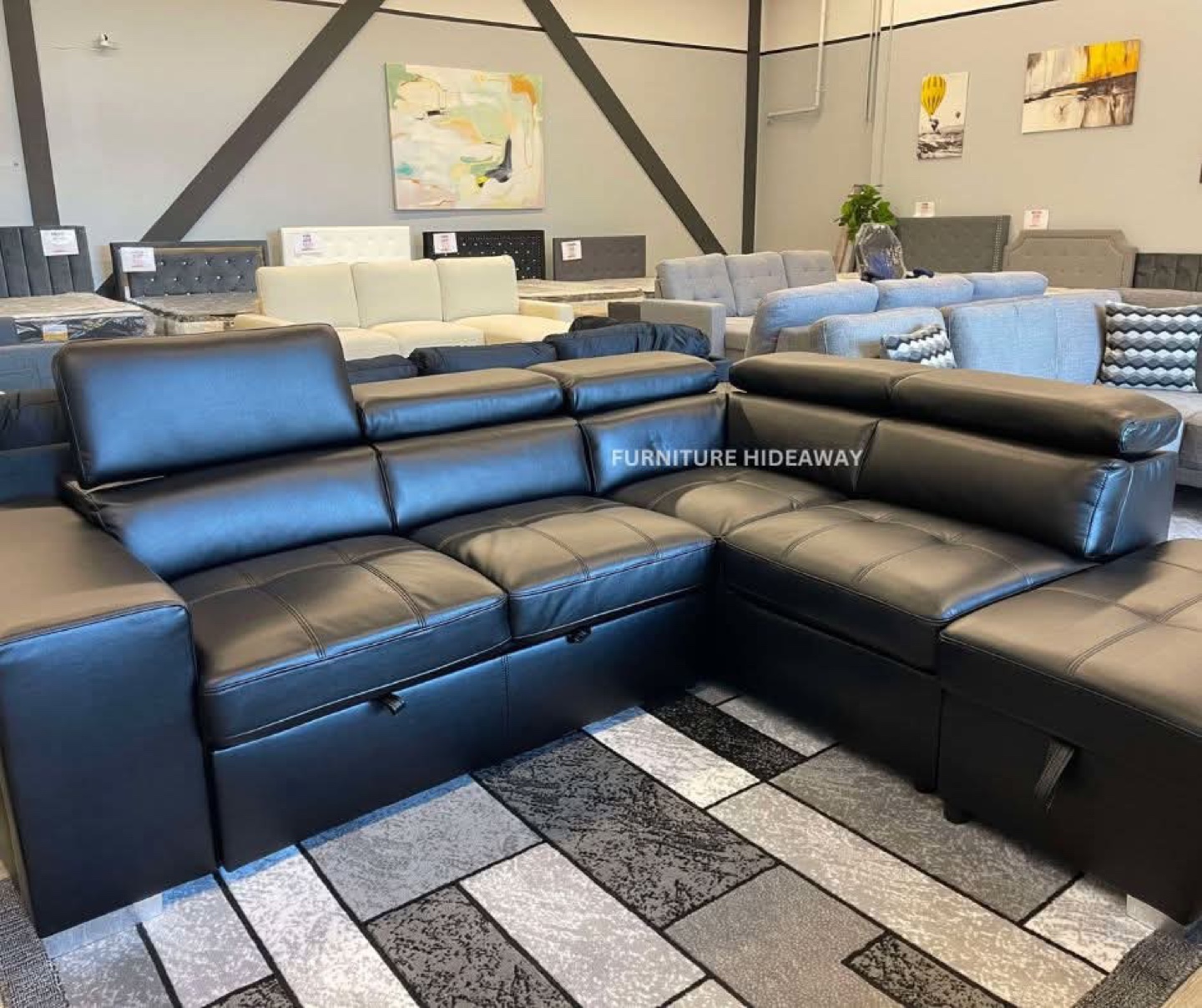 🌟SALE❗️Genuine Leatherette Sleeper Sectional🌟 - photo 3