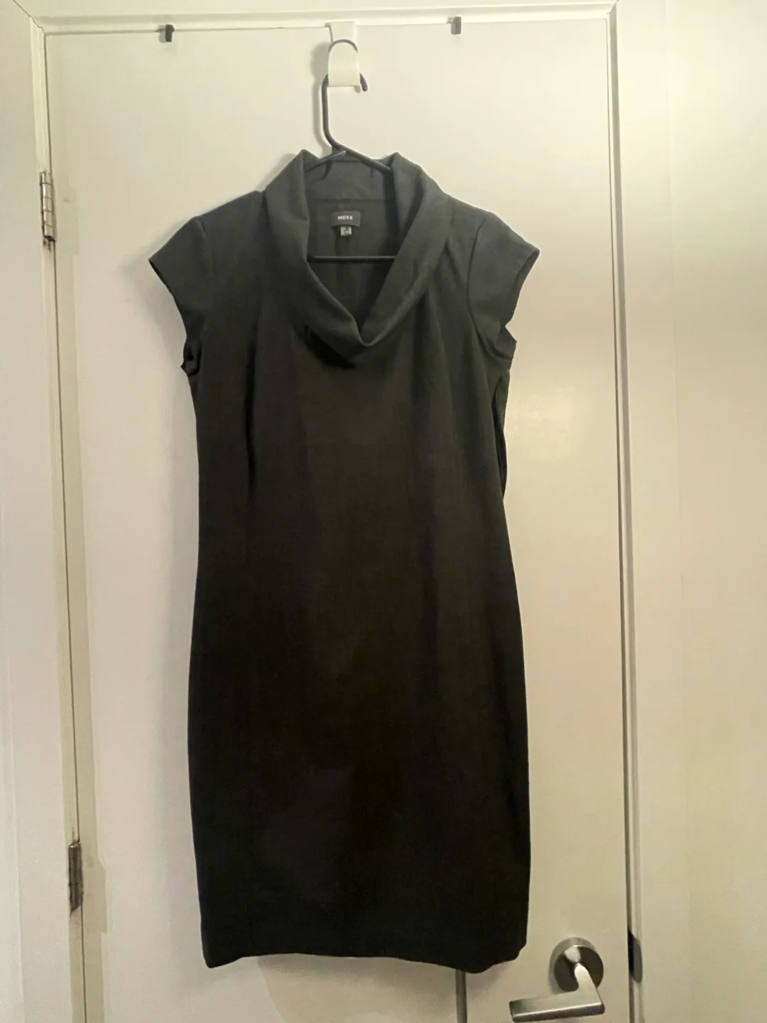 MEXX Women's Dark Grey Sheath Dress Size 12 thumbnail