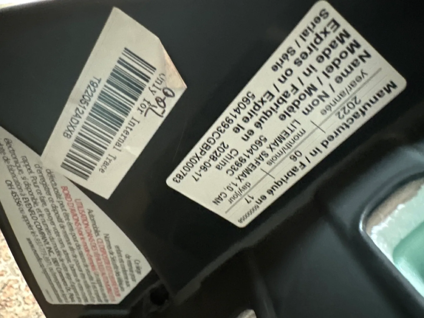 Car seat LIKE NEW image indicator(4)