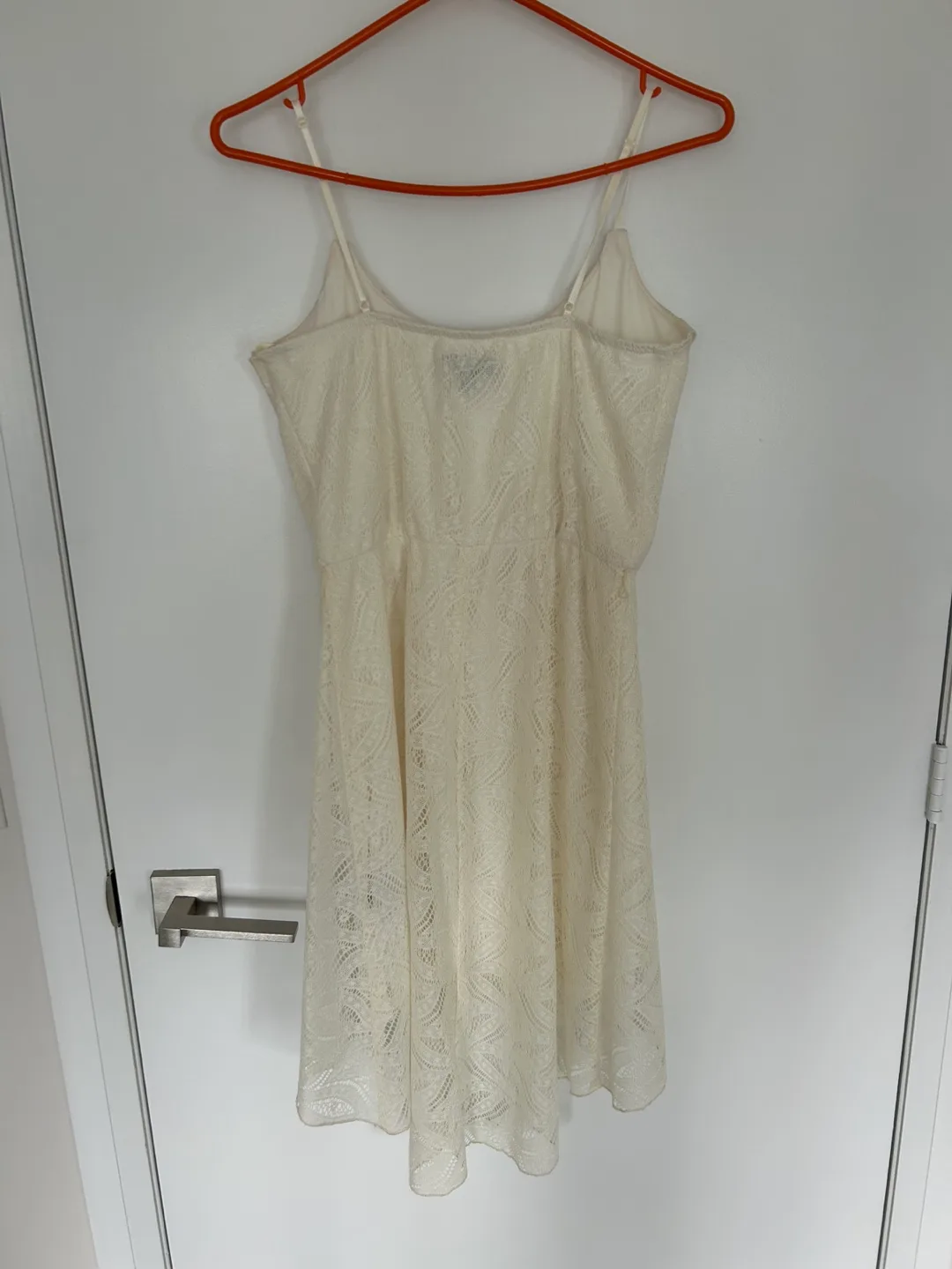Le Chateau White Lace High-Low Dress Size Small image indicator(3)
