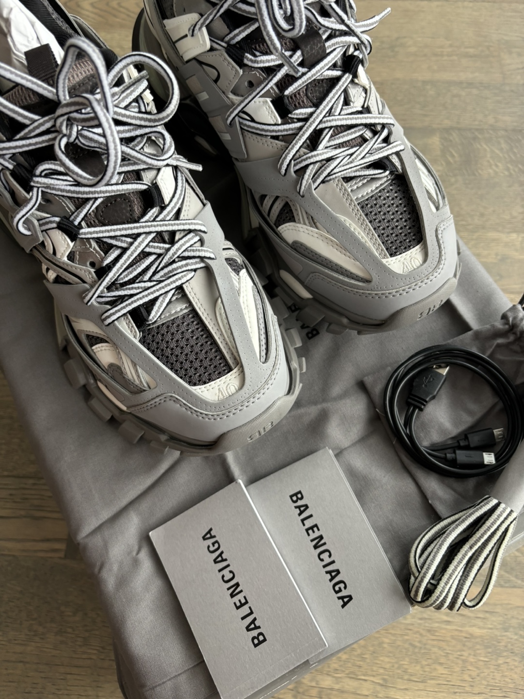 Balenciaga Track LED Sneaker, Grey