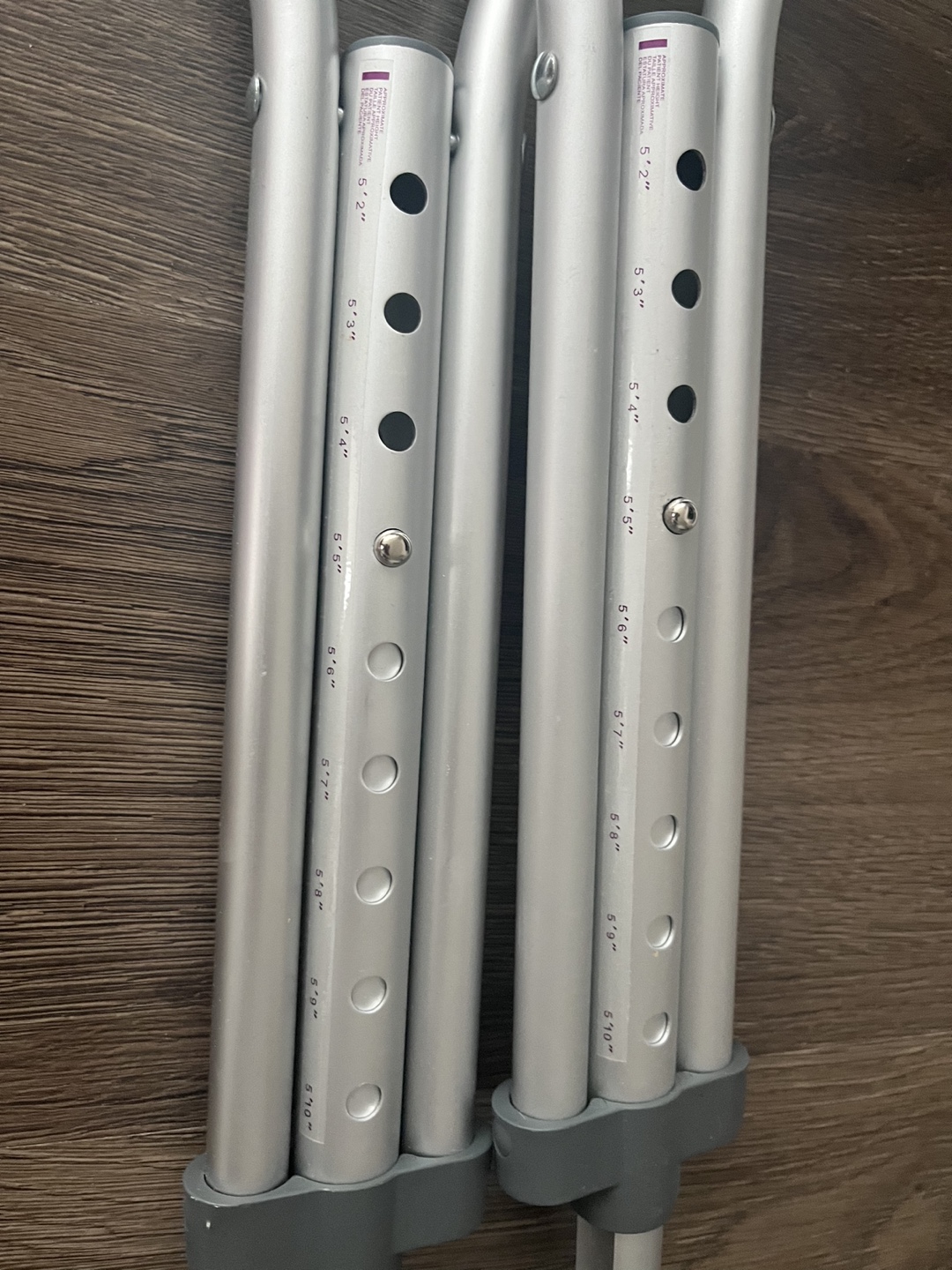 Pair of Adjustable Crutches - photo 2