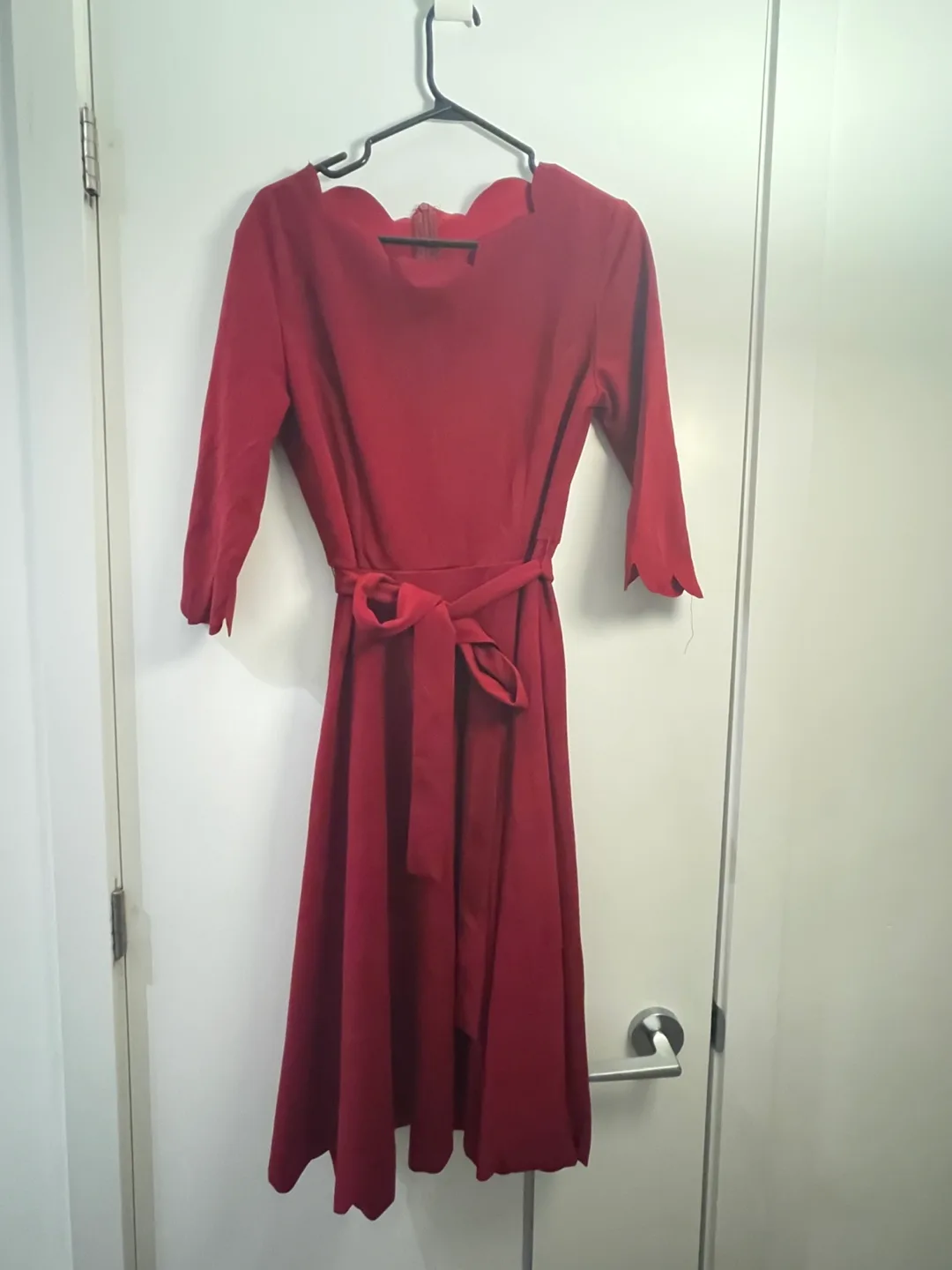 Burgundy & Grey Dresses - Size M thumbnail