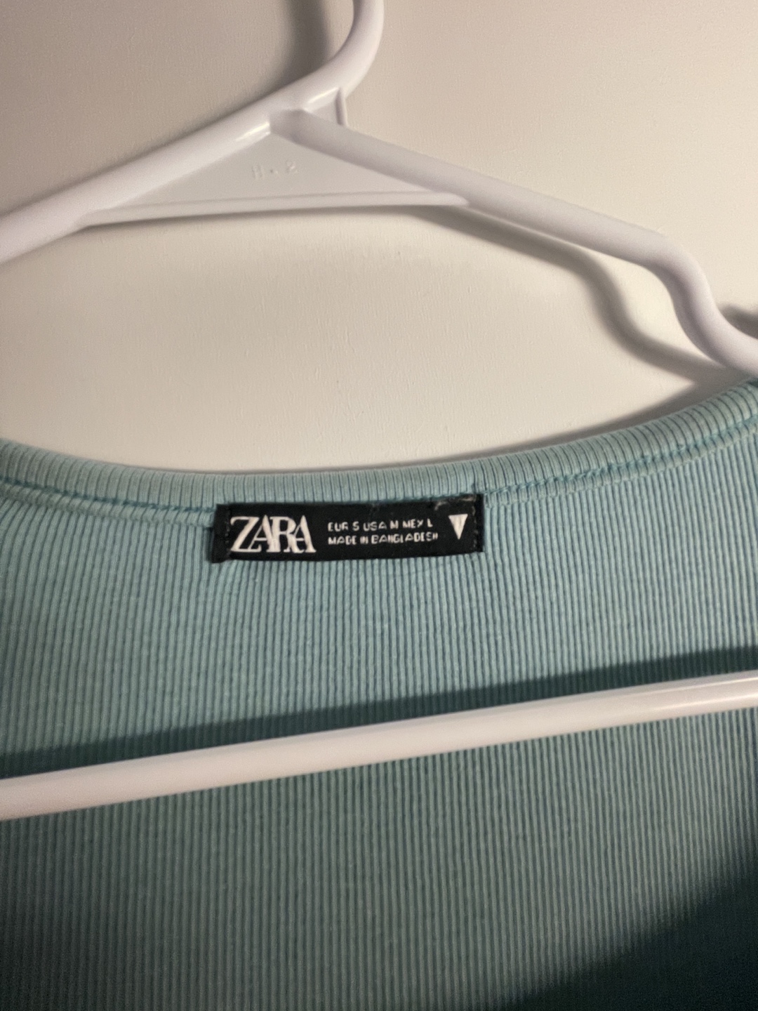 Zara Women's Teal Crop Top - Size Small - photo 3