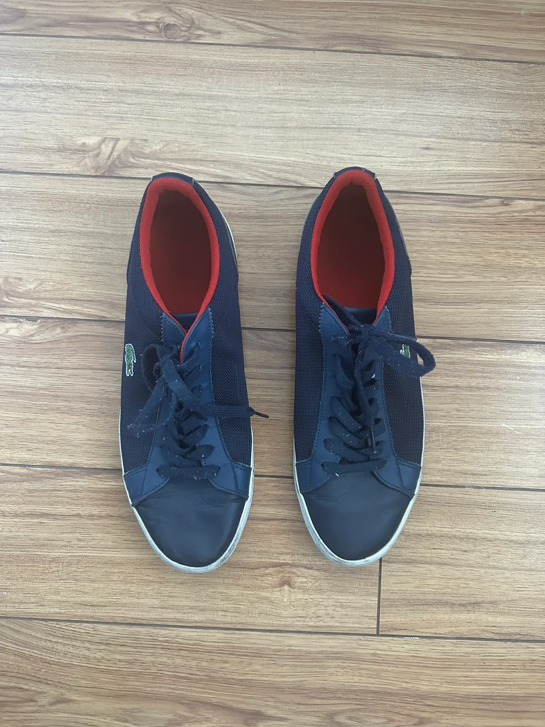 Lacoste Men's Size 11.5 Navy Blue Sneakers thumbnail