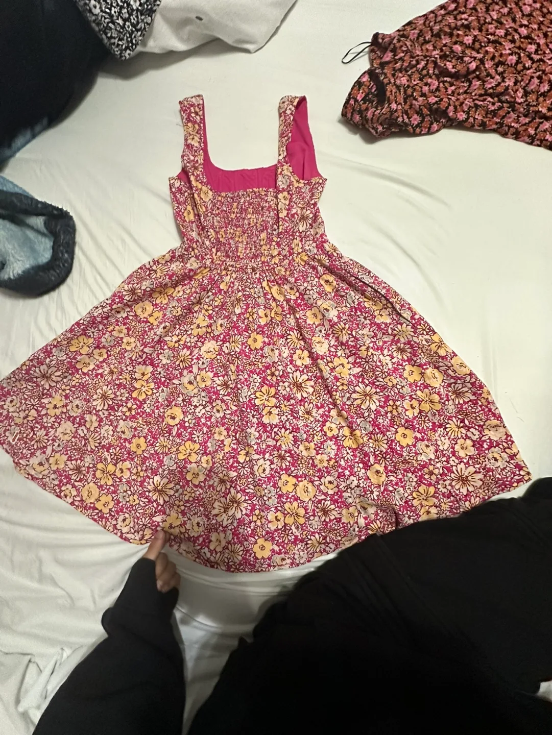 Pink floral sundress, size XS image indicator(2)