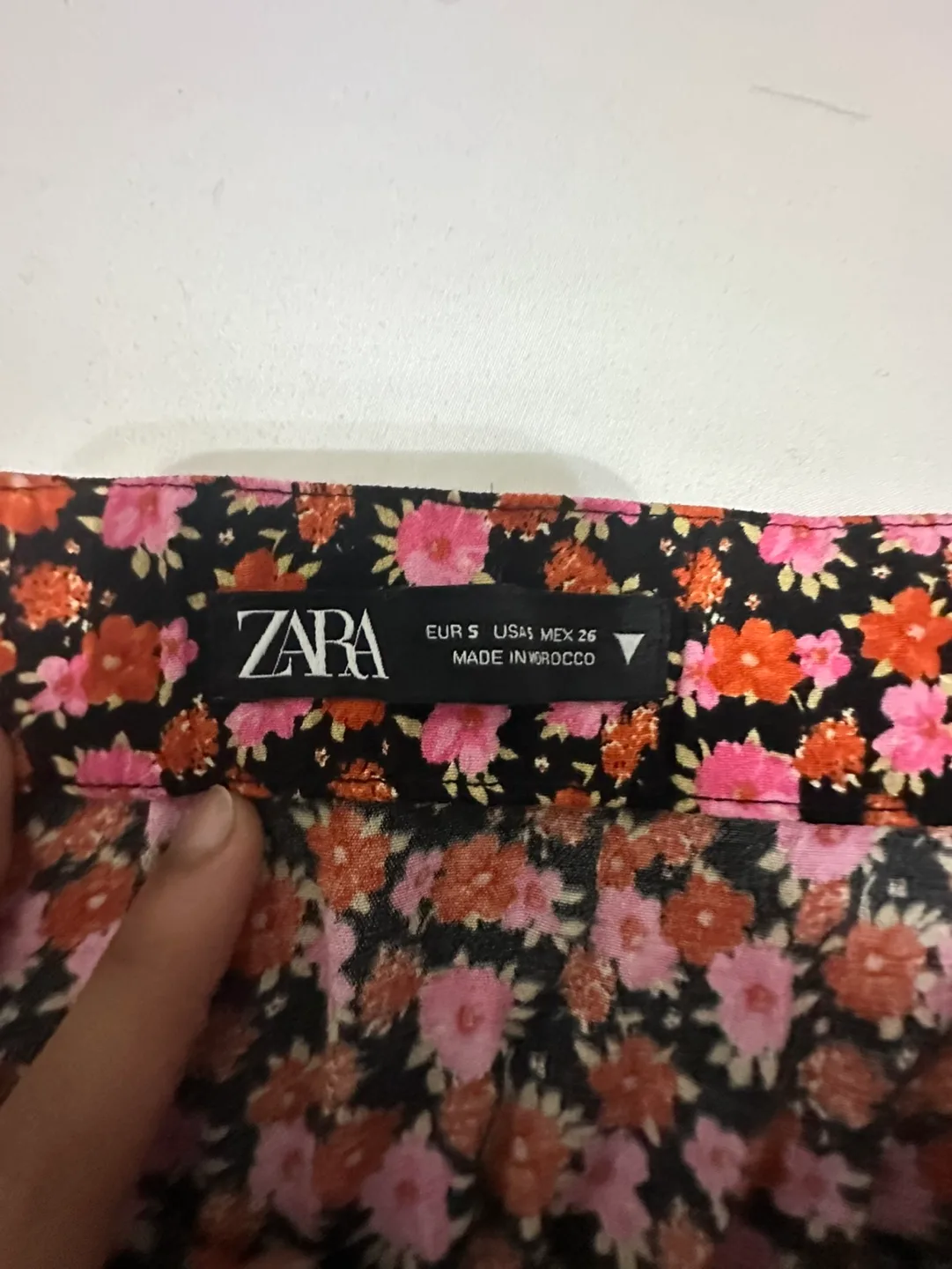 Zara Floral Maxi Skirt Size S image indicator(3)
