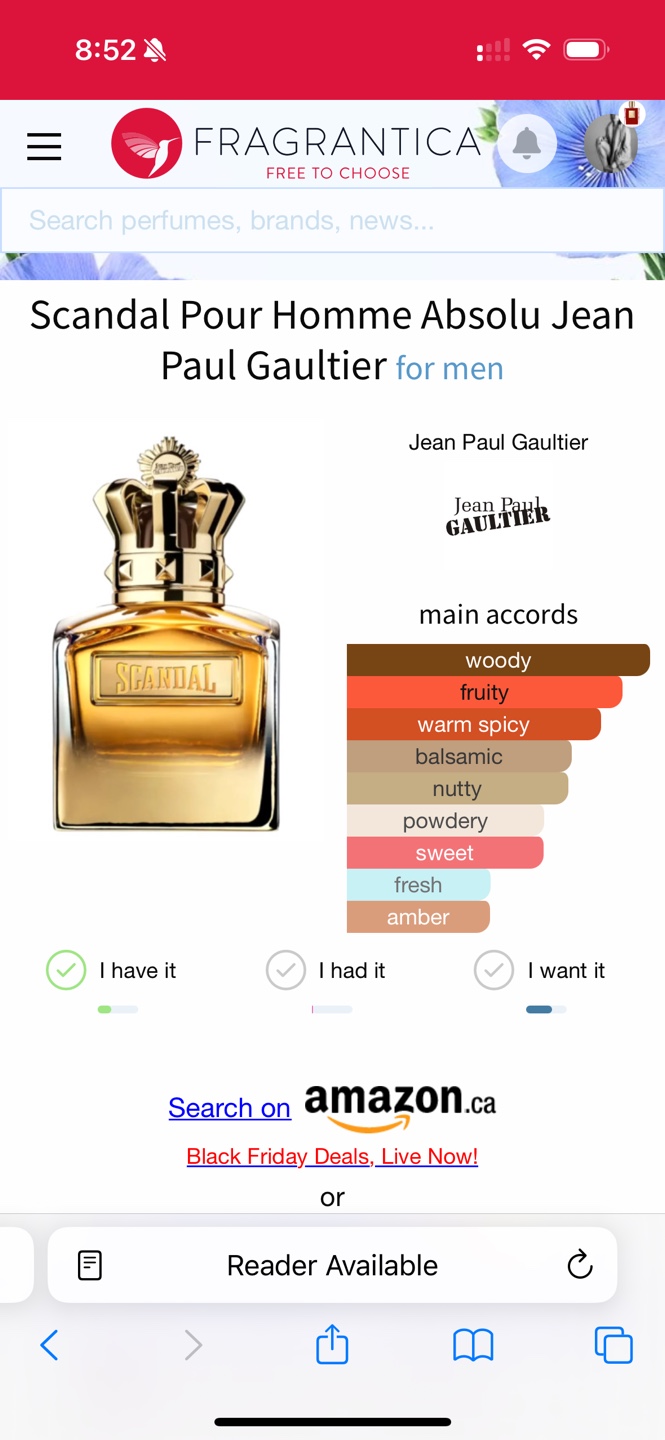 Jean Paul Gaultier Scandal Pour Homme Absolu Eau de Parfum - photo 2