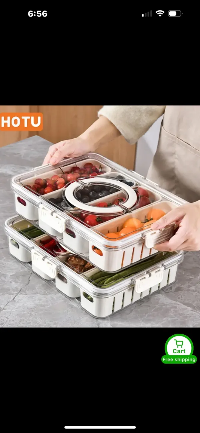 HOTU Stackable Fridge Storage Containers image indicator(3)