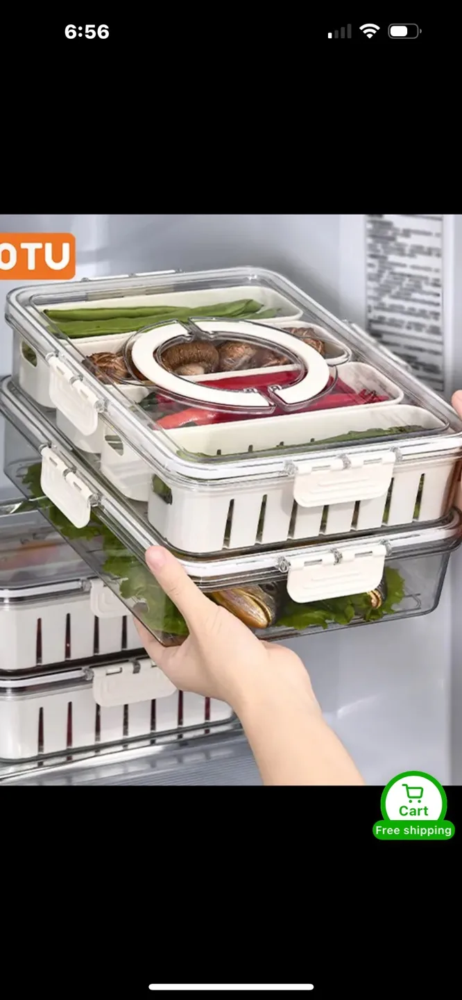 HOTU Stackable Fridge Storage Containers image indicator(2)