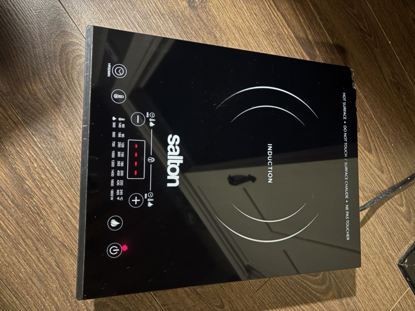 Salton Induction Single Burner Cooktop