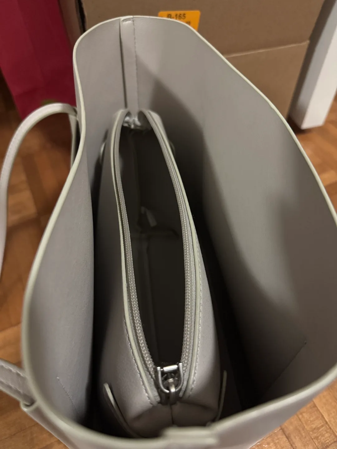 Pixie Mood Clara Tote Bag - Light Grey image indicator(3)