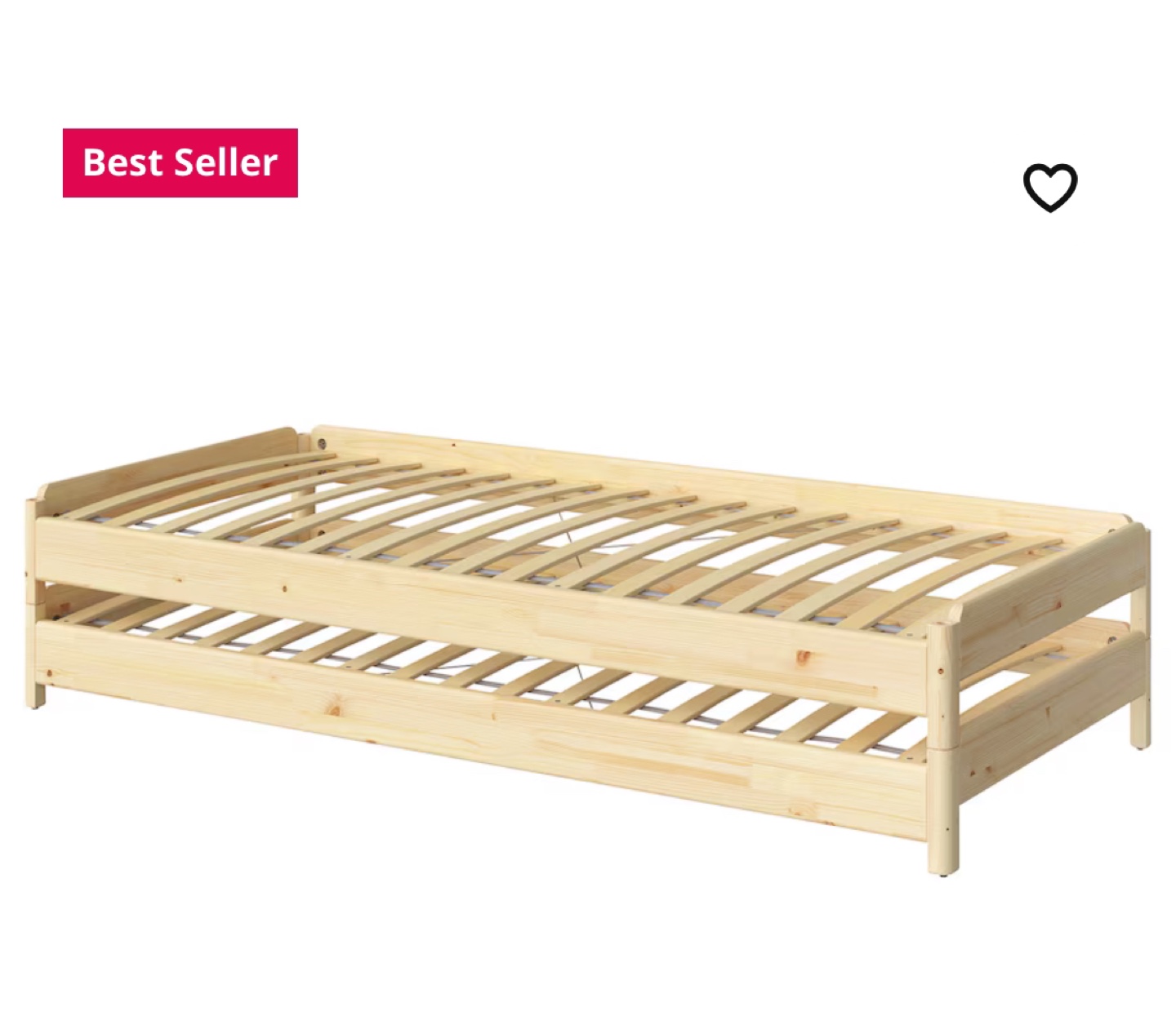 IKEA Sundvik Twin-Over-Twin Bunk Bed Frame