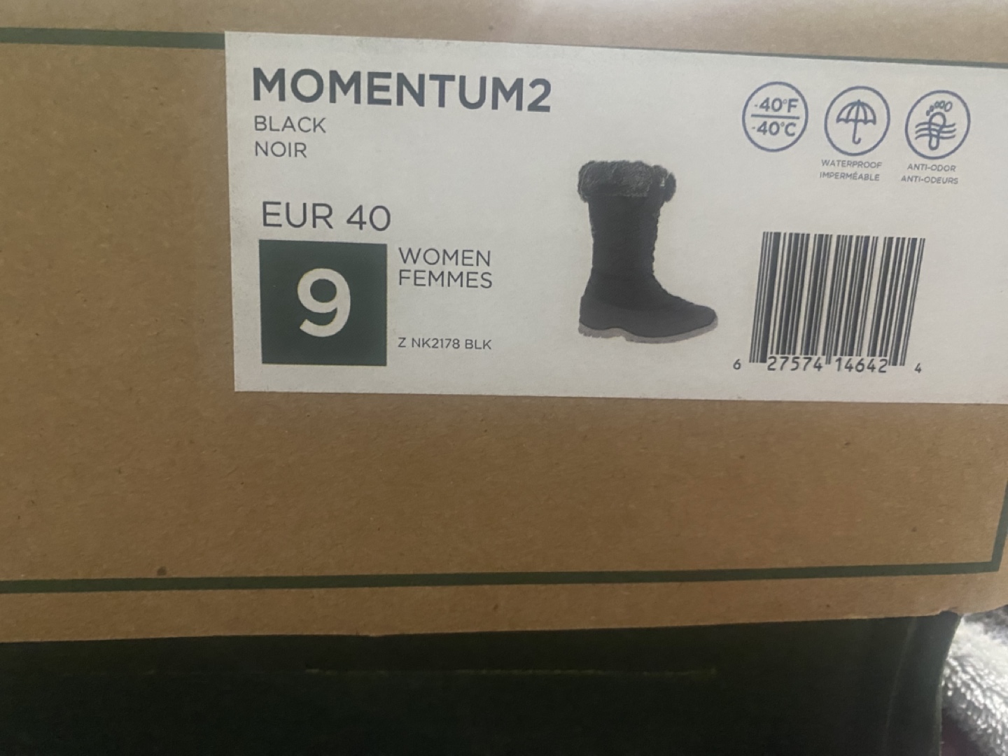 Kamik Momentum2 Women's Winter Boots - Size EUR 40, USA 9 - photo 3