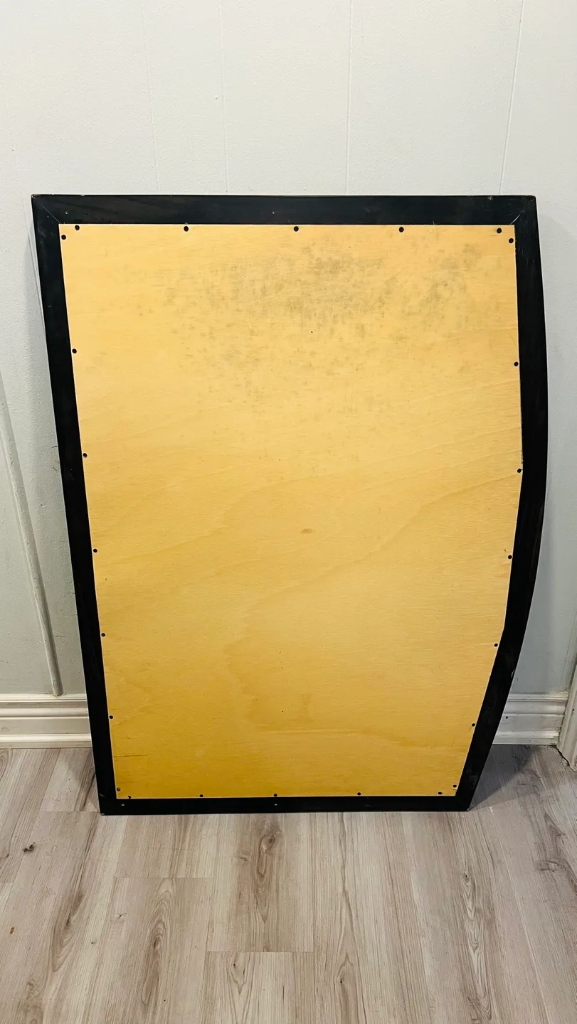 Large Black Framed Mirror image indicator(5)