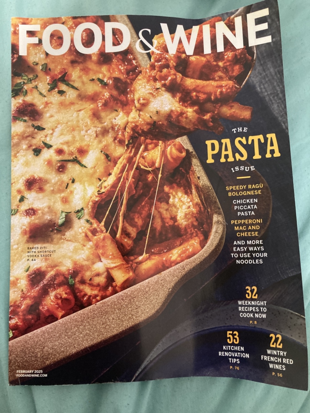 Food & Wine Magazine - The Pasta Issue