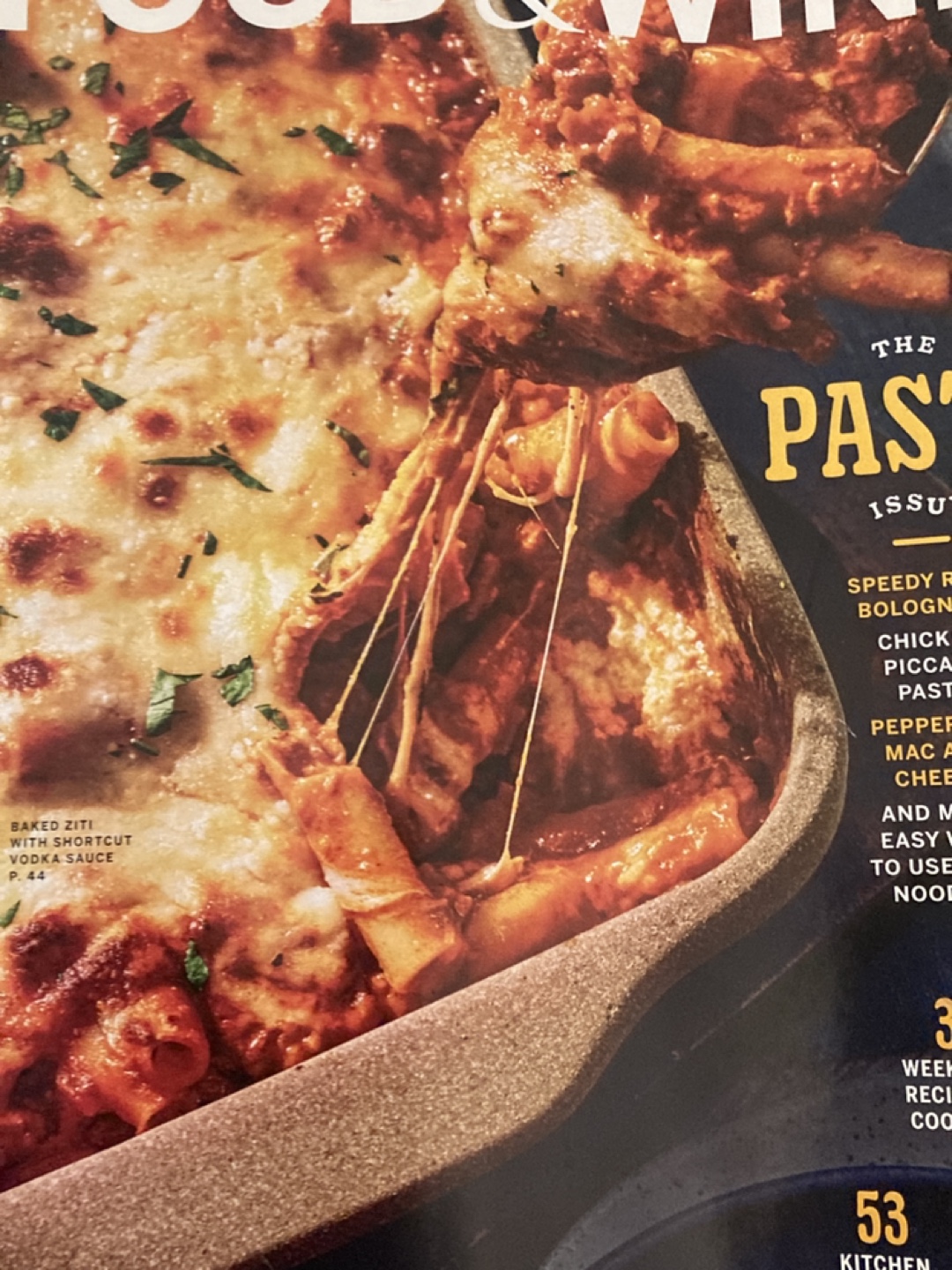 Food & Wine Magazine - The Pasta Issue - photo 2