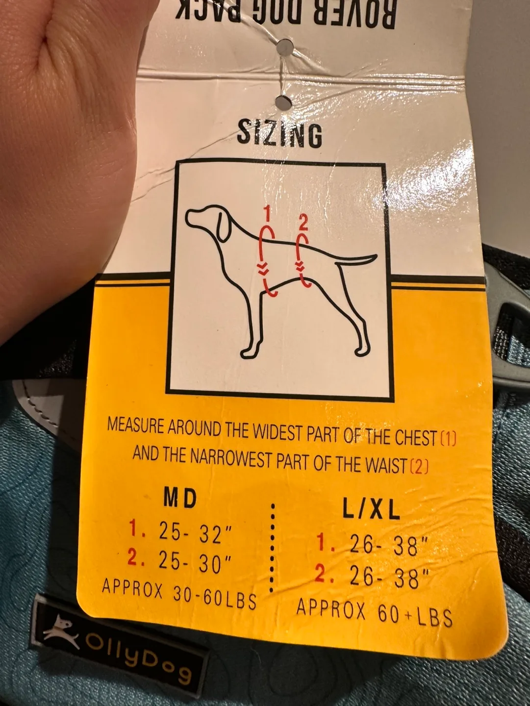 OllyDog Rover Dog Pack - Medium (high quality and brand new) image indicator(5)