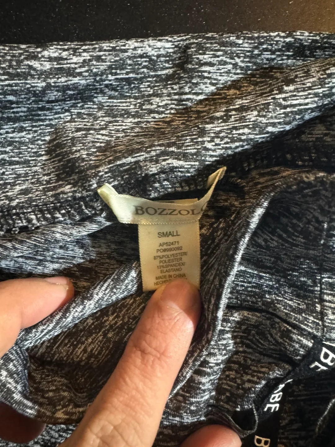 Bozzoli Grey Marl Leggings (Size Small) image indicator(2)