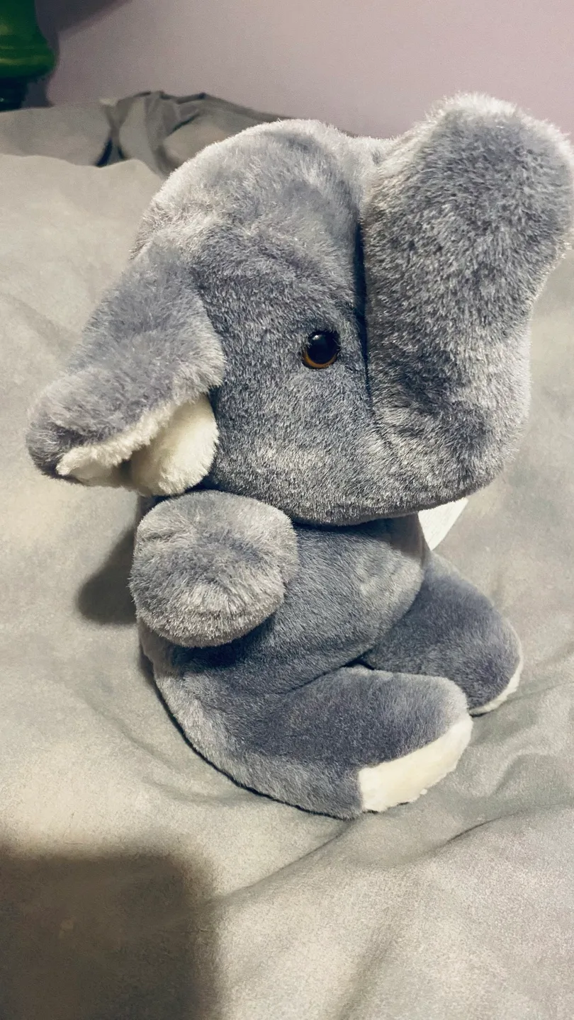Plush Mania Grey Elephant 10 Inches Plush Toy image indicator(2)
